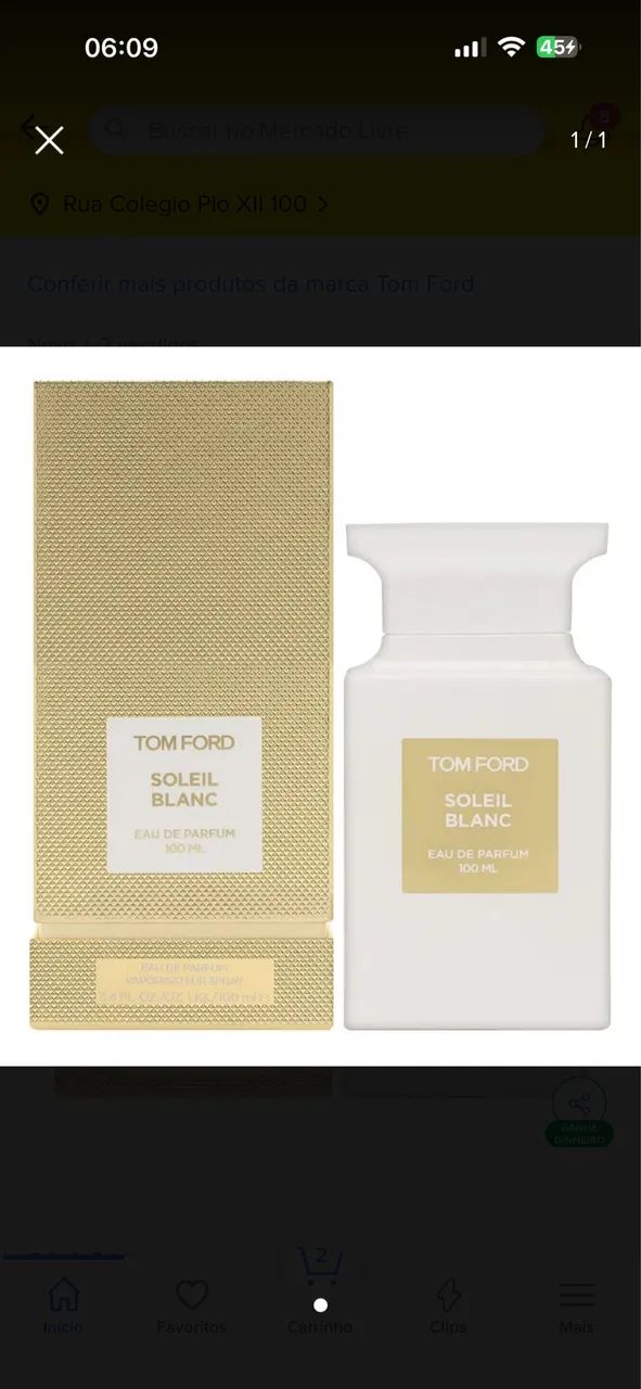 Perfume TOM FORD SOLEIL BLANC 50ML - Beleza e Cuidados Pessoais