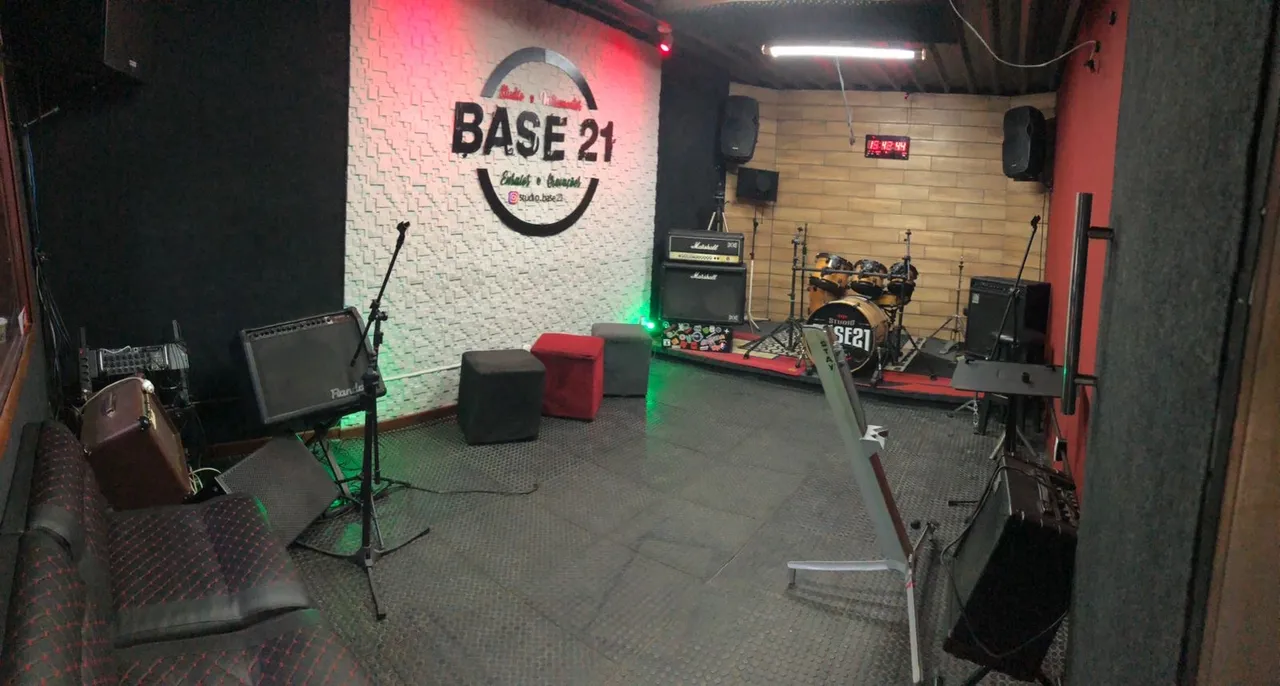 Estúdio de Gravação Base 21 - Aluguel por Hora
