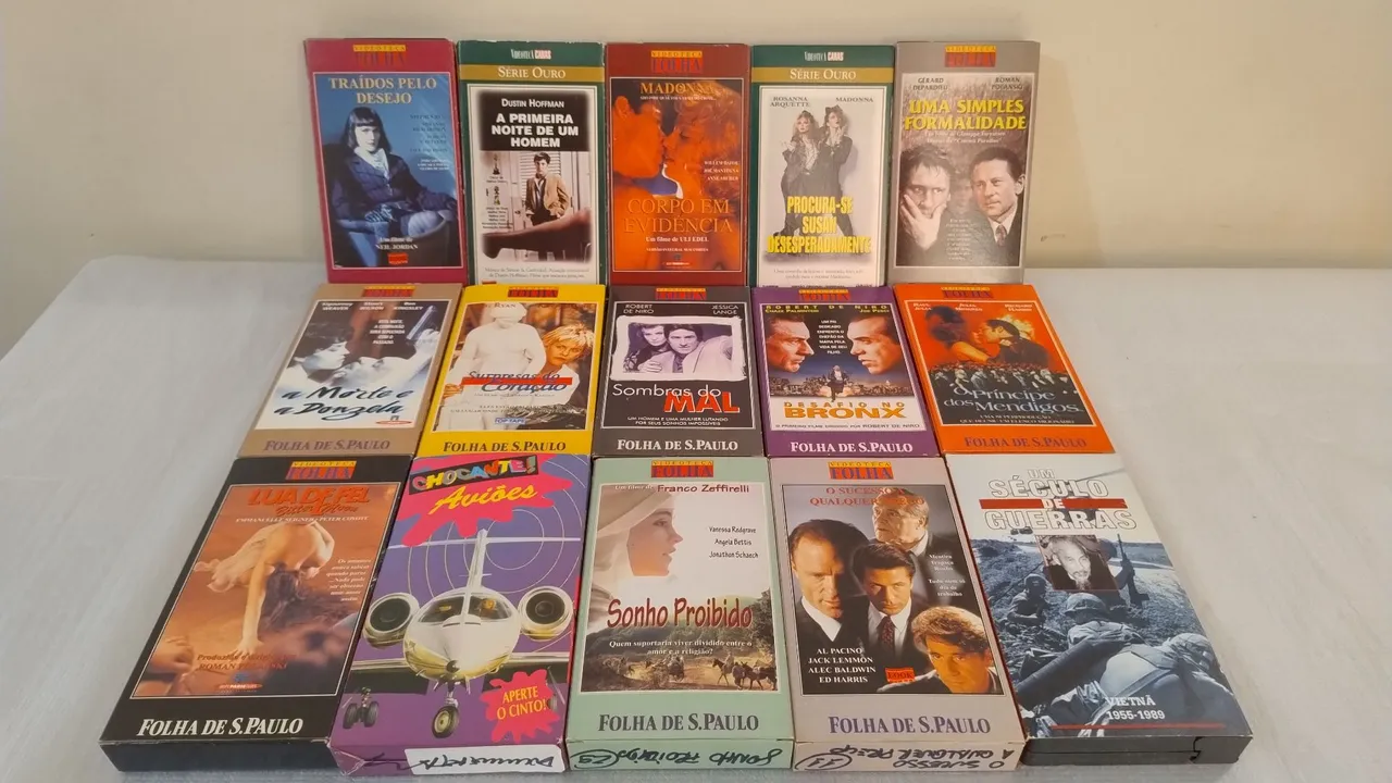 Coleção de VHS - Filmes Clássicos