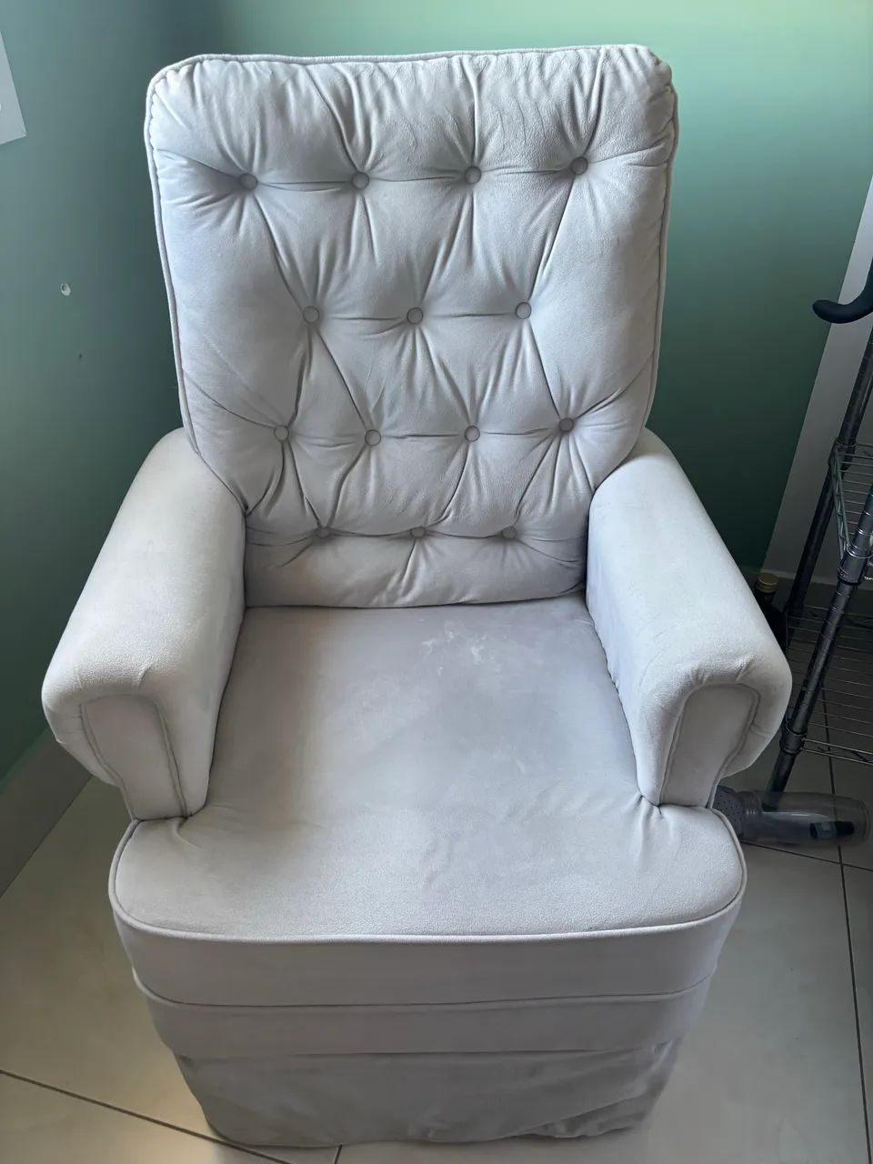 Poltrona de amamentação com puff (balanço) - Foto 3