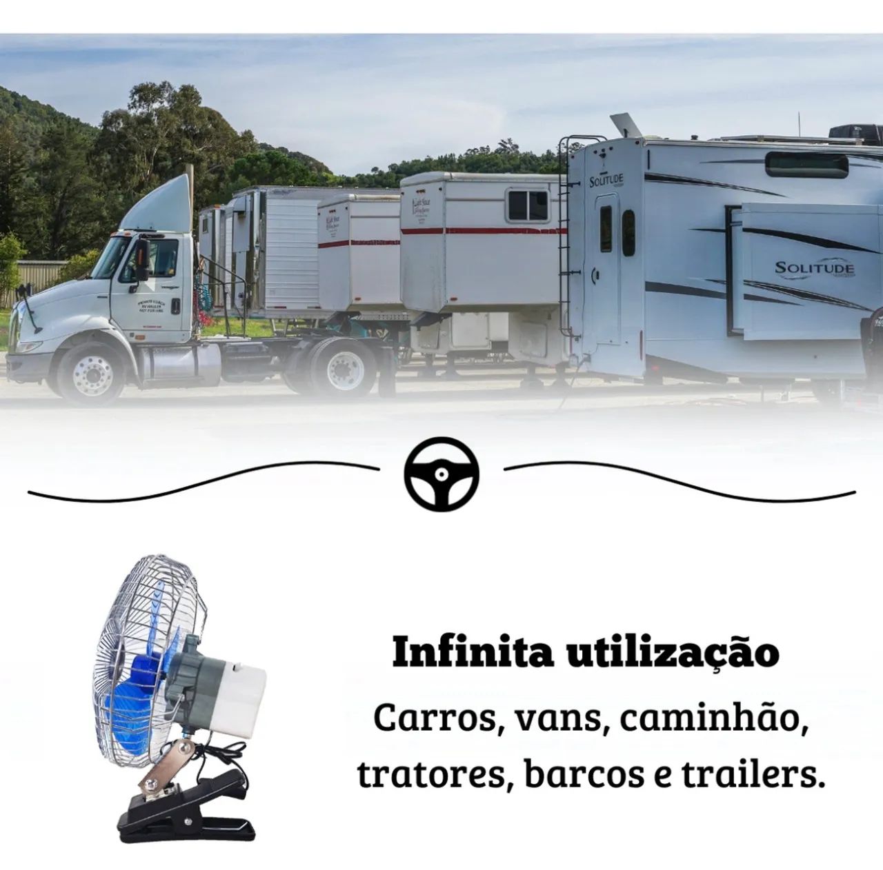 Ventilador portátil 12 volts  - Foto 4