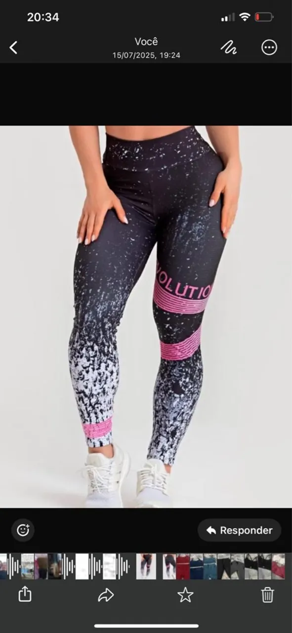 Calça Legging Fitness Estampada