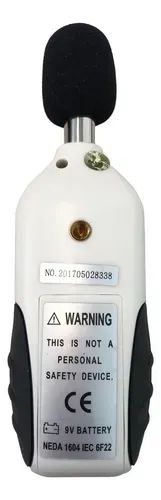 Decibelímetro digital DC-80A portátil da Webmeter sem bateria - Foto 3