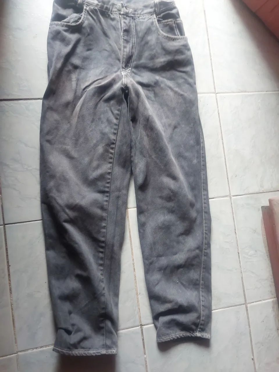 Calça jeans preta