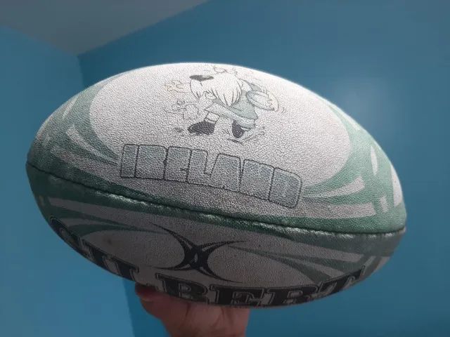 Bola Oficial de Rugby Mascote Broc Irlanda Marca Gilbert - Foto 4