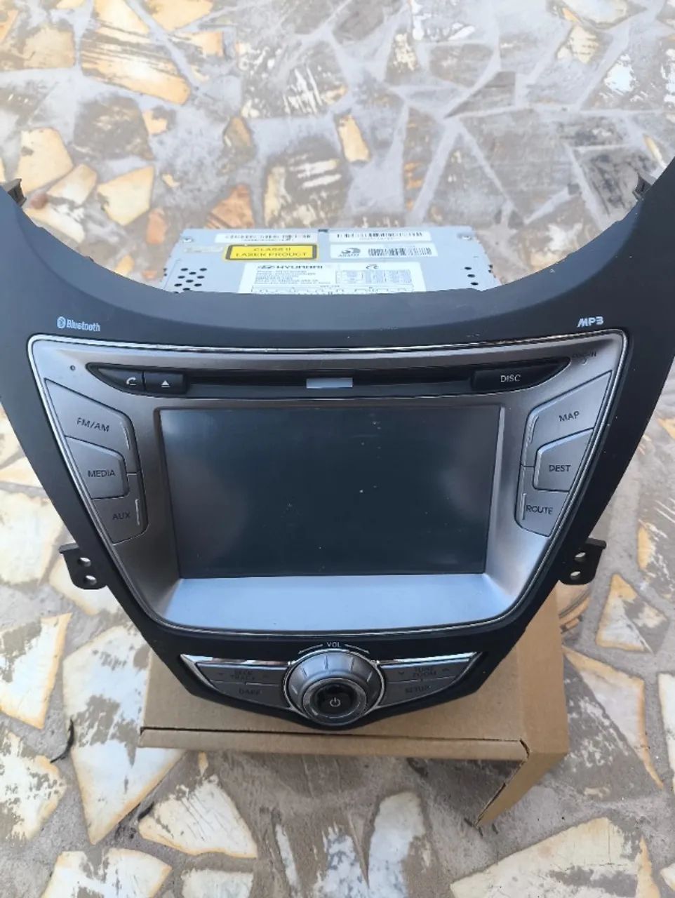 (Quebrado) Multimidia Original Hyundai Elantra 2011 em diante