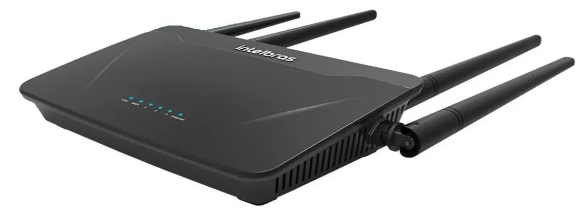 Roteador wifi 5G Wireless 4 antenas Dual Band RF 1200 Preto Intelbras - Foto 3