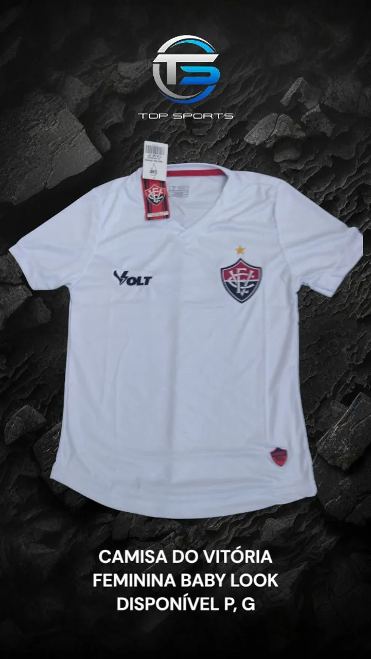 Camisa do Vitória Feminina Baby Look