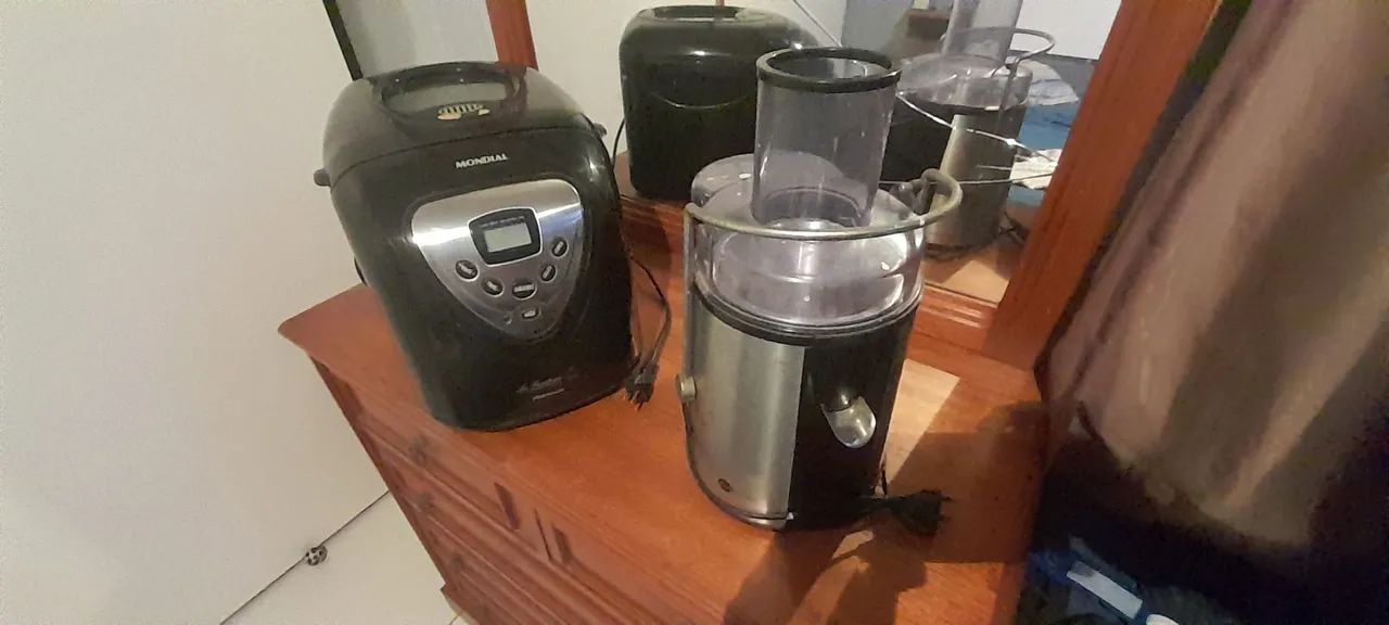 Panificadora e Juicer para retirada de peças