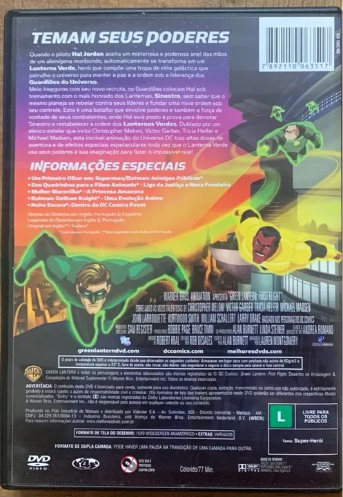 Lanterna Verde - Primeiro Voo - DVD - Foto 3