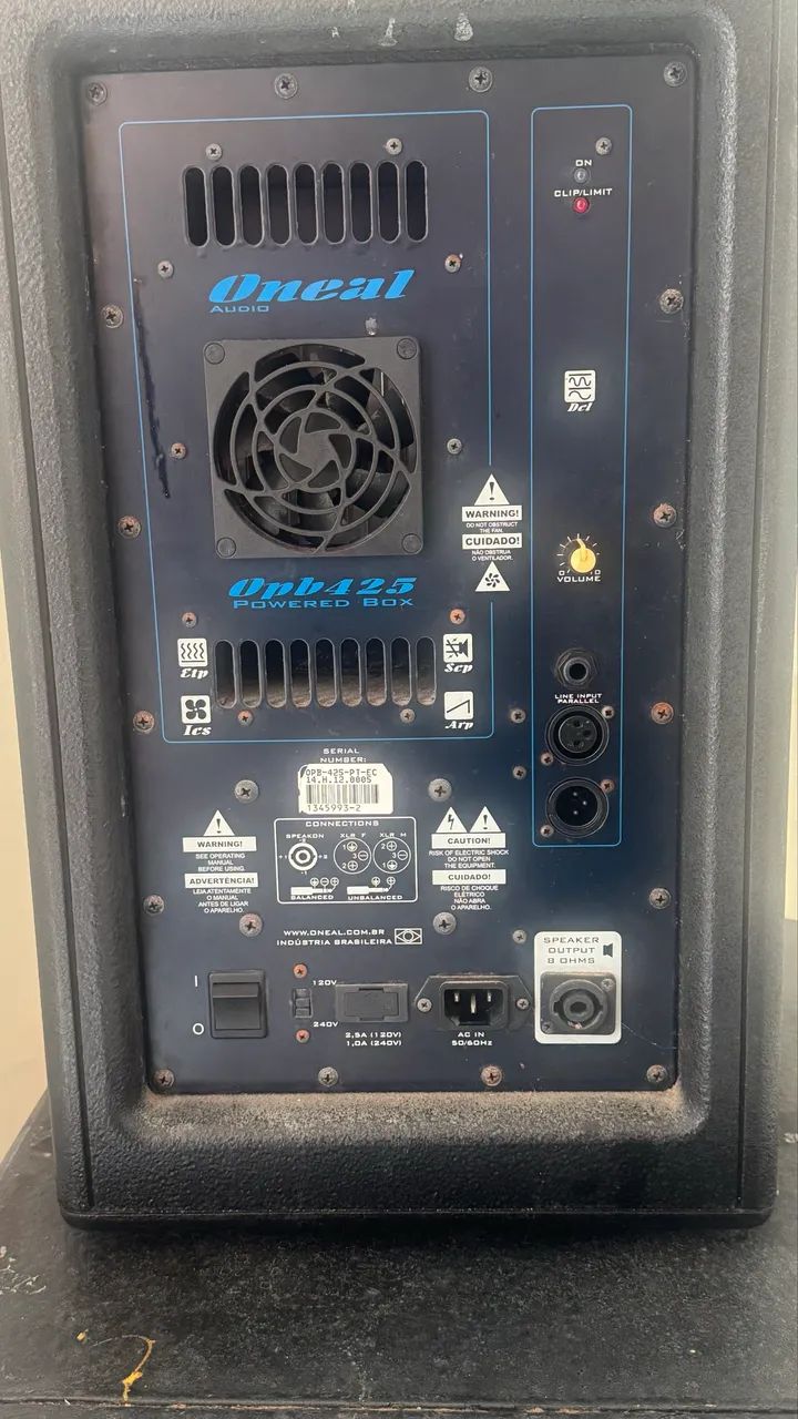Som profissional oneal ativo caica alta OPB425 e Subwoofer OPSB 2200 - Foto 2