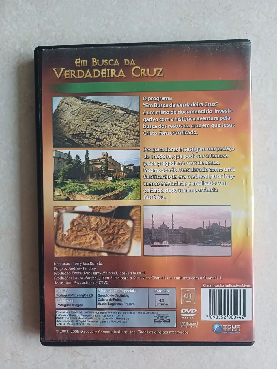 Em busca da verdadeira cruz - DVD original - Foto 3