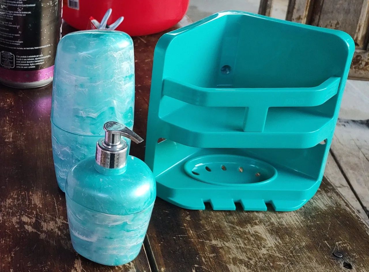 Organização para Banheiro - Kit 3 Peças