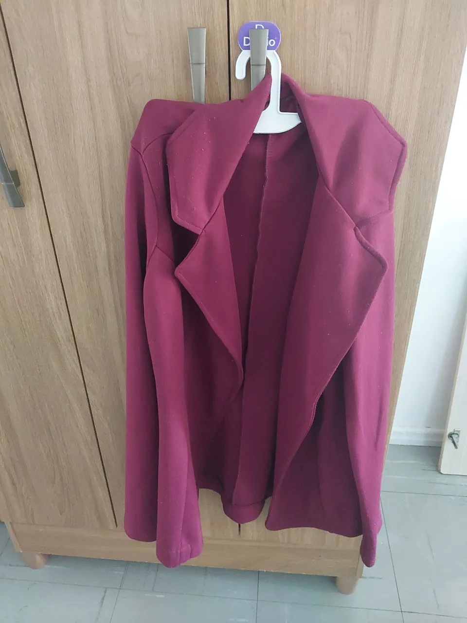 Blazer na cor marsala tamanho único 