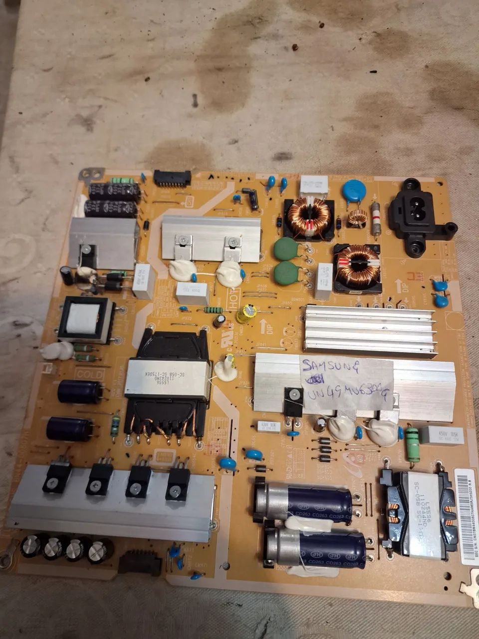 Placa fonte samsung un49mu6300g