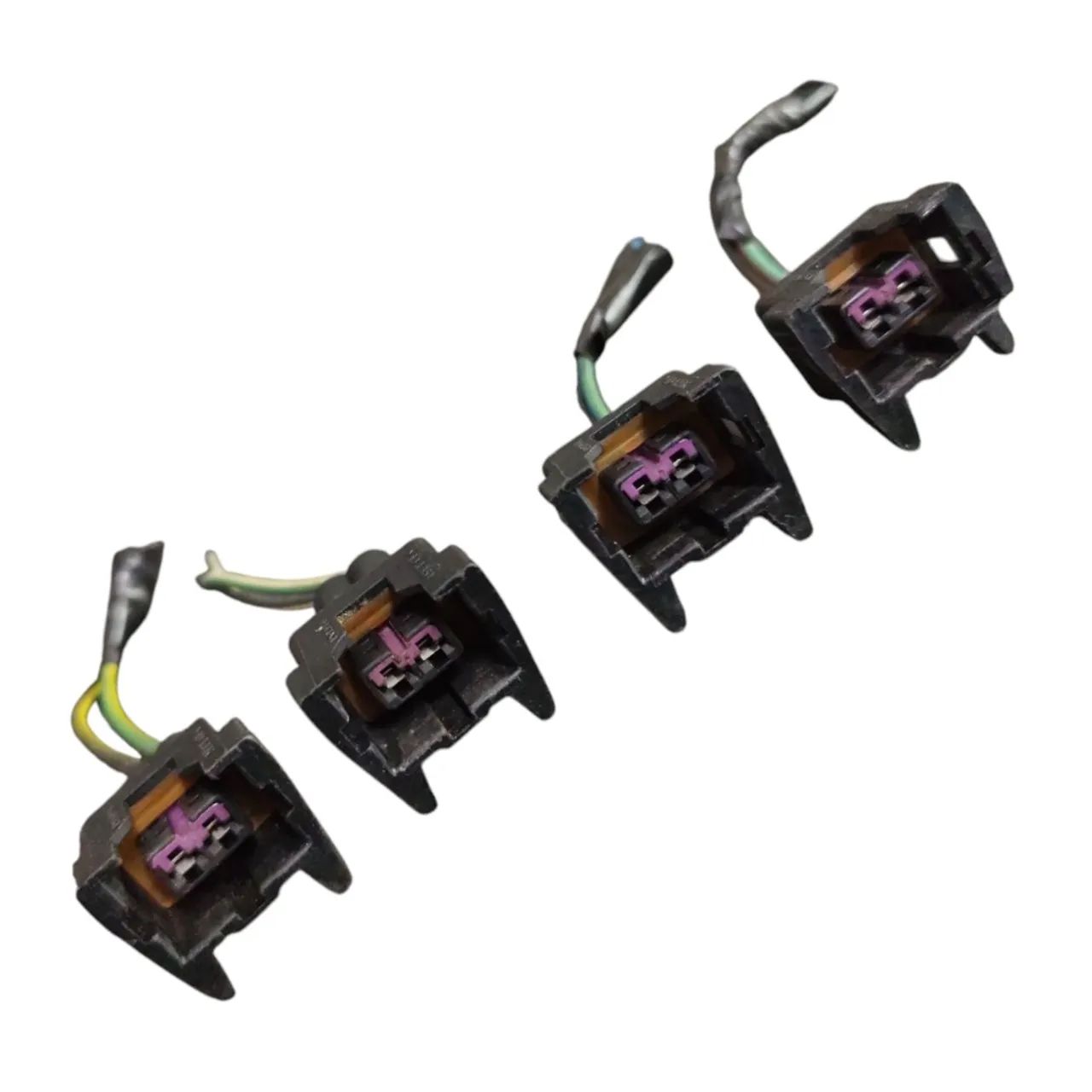 Jogo Plug Conector Bico Injetor Fiat Palio 1.0 Fiasa 1997 98