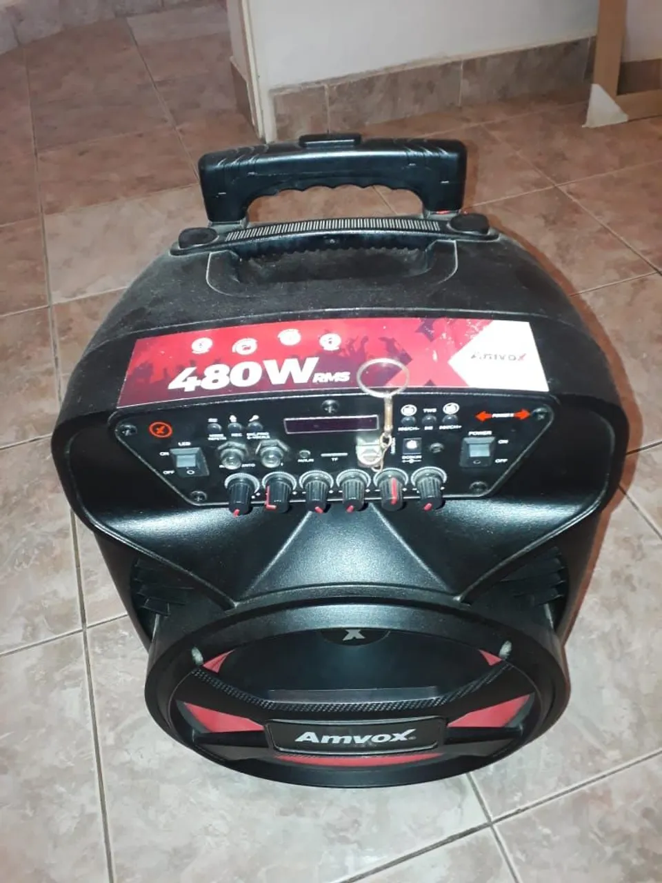 Caixa de Som Amvox 480W RMS - Potência e Qualidade!
