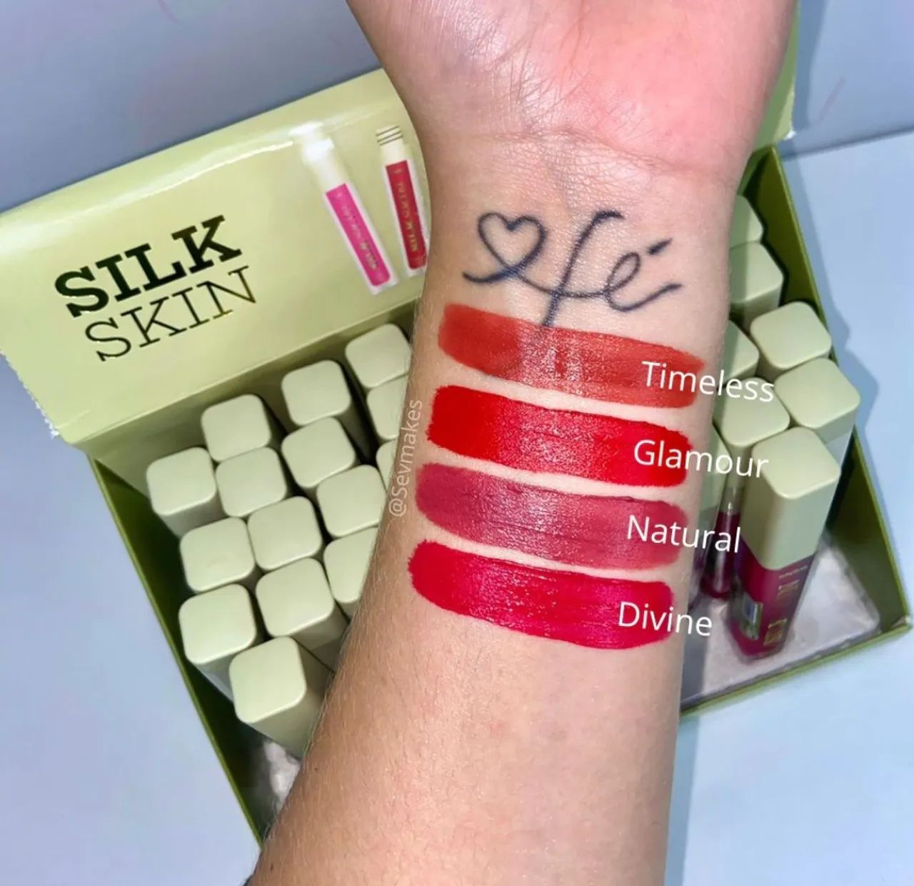 Batom Líquido Matte Silk Skin Ruby Rose - Foto 2