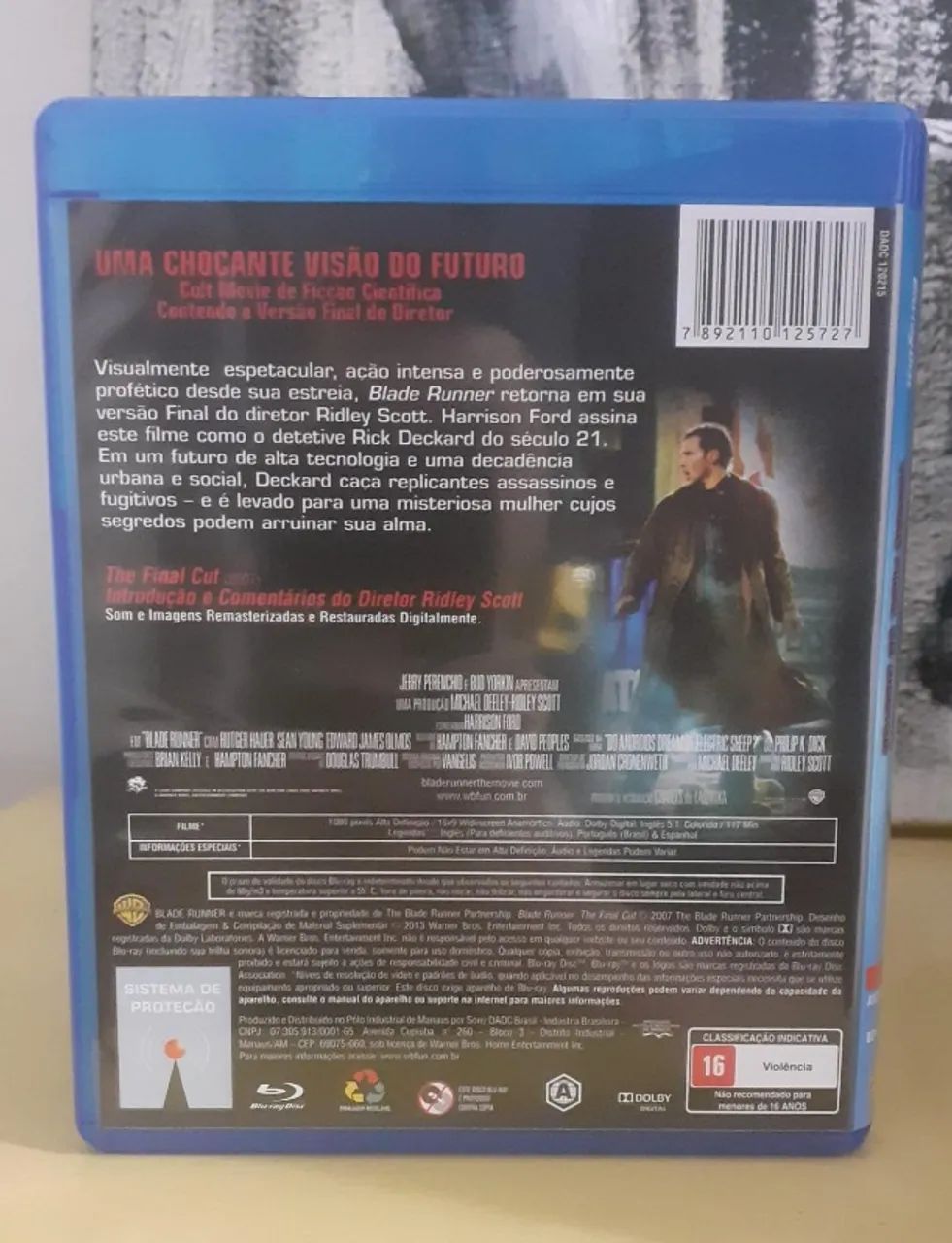 Bluray Blade Runner: O Caçador de Andróides (Harrison Ford) - Foto 2