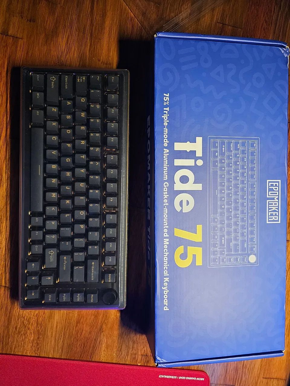 Teclado de aluminio Mecânico 75% EPOMAKER Tide 75 - Novo