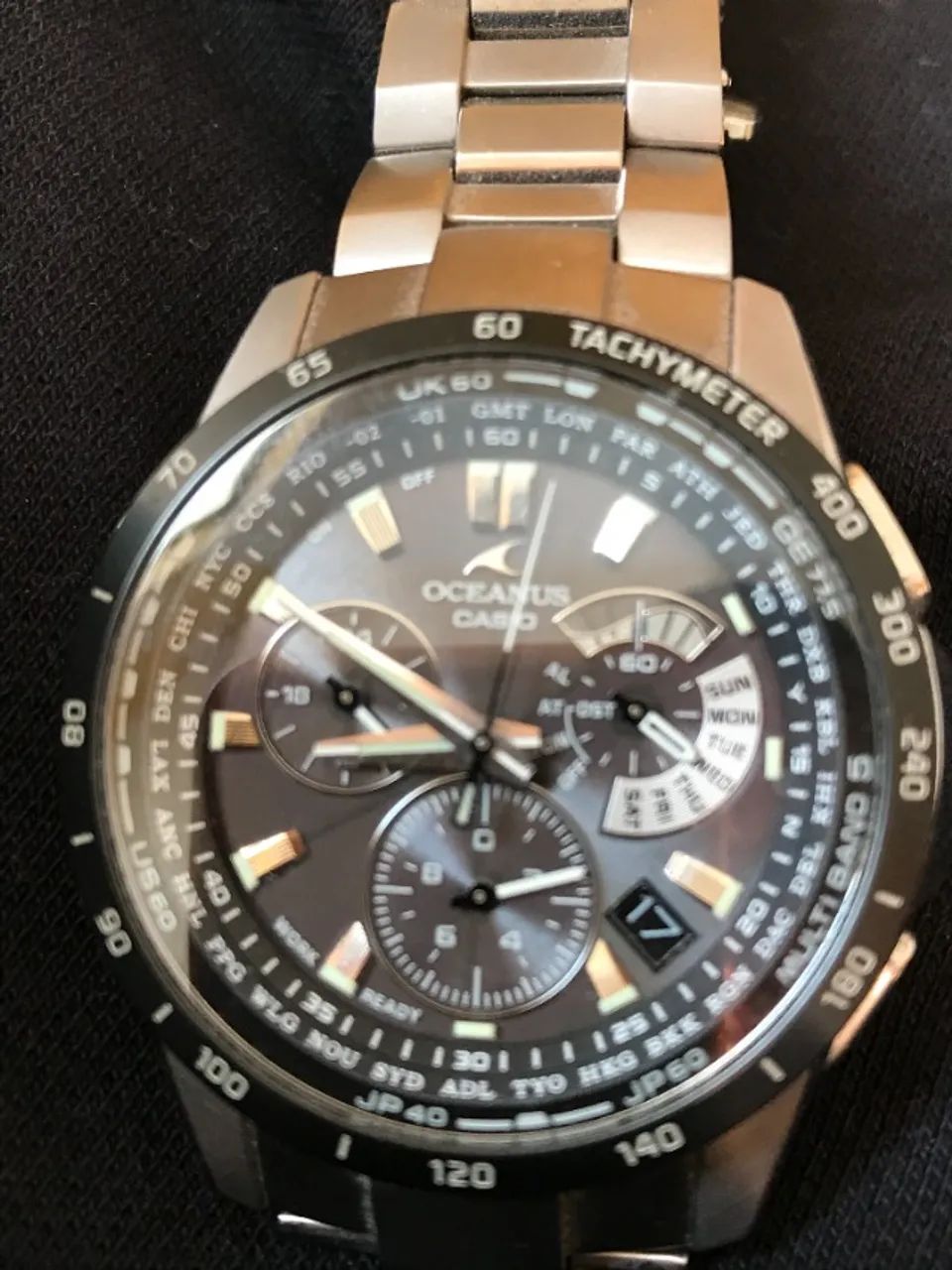 Oceanus - Casio - modelo OCW-M7000 (importado - Japao)  - Foto 3