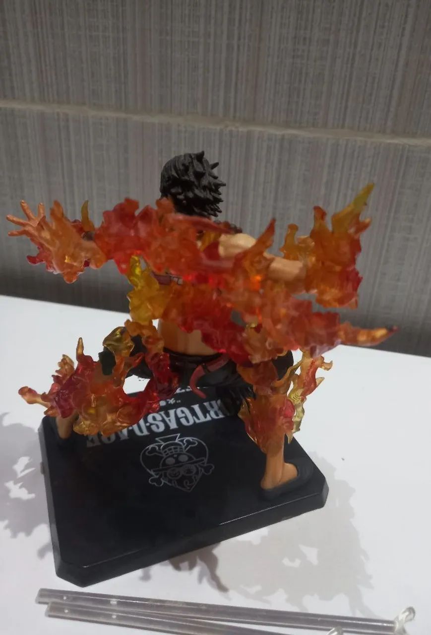 Figure ONE PIECE Portgas D. Ace Battle Ver. Figuarts ZERO BANDAI (SEM CAIXA) - Foto 3