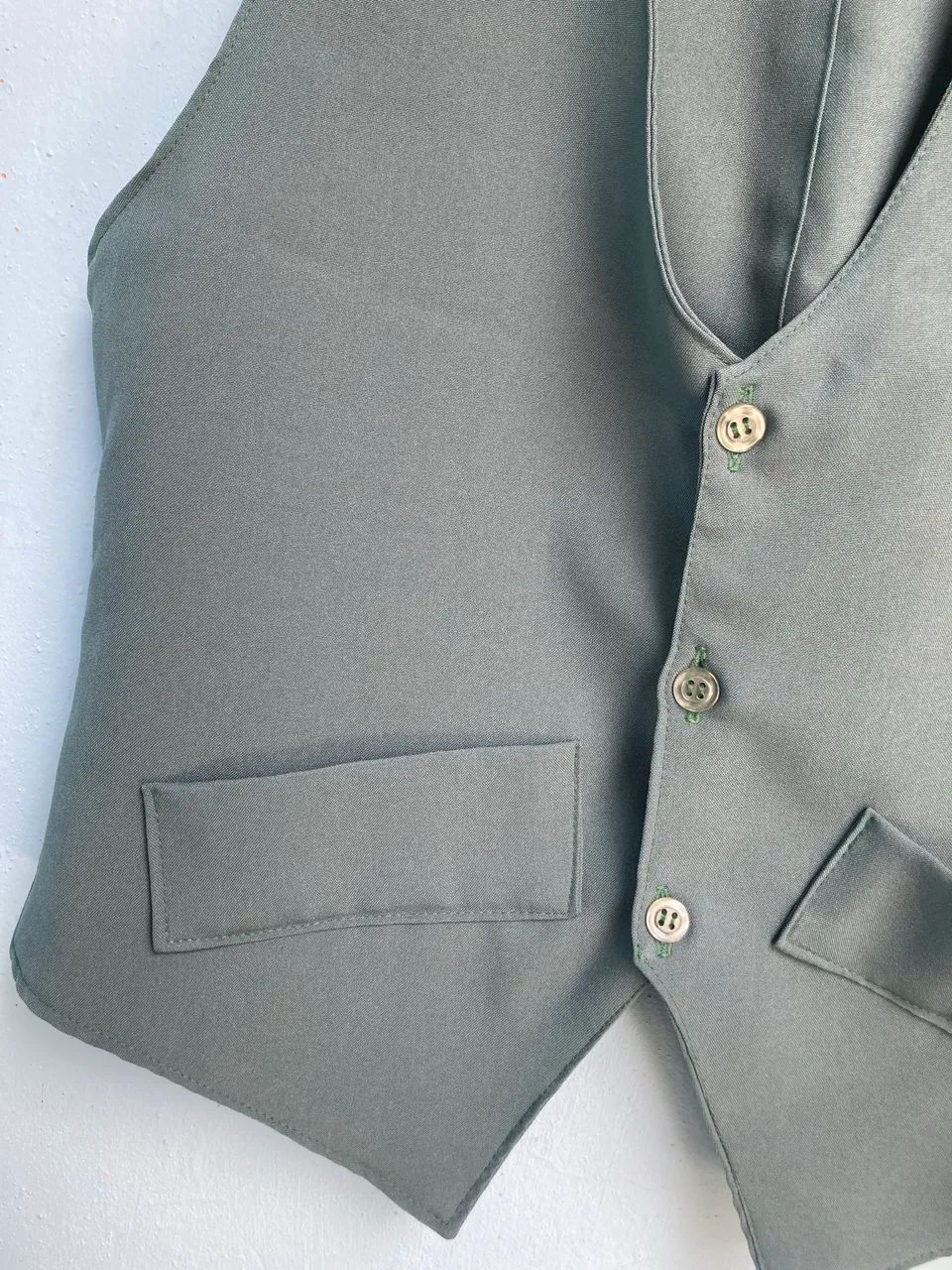 Colete Blazer Verde, Tam M - Foto 3