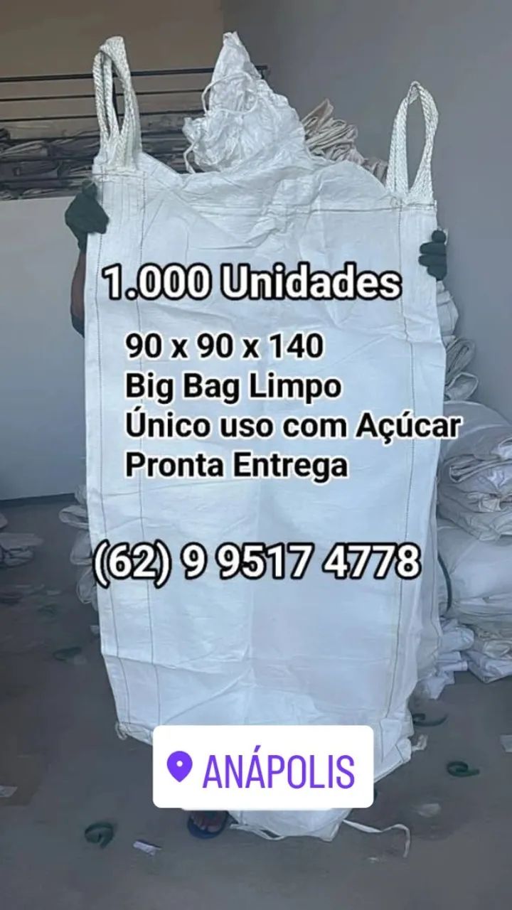 Big Bag Açúcar - Limpo
