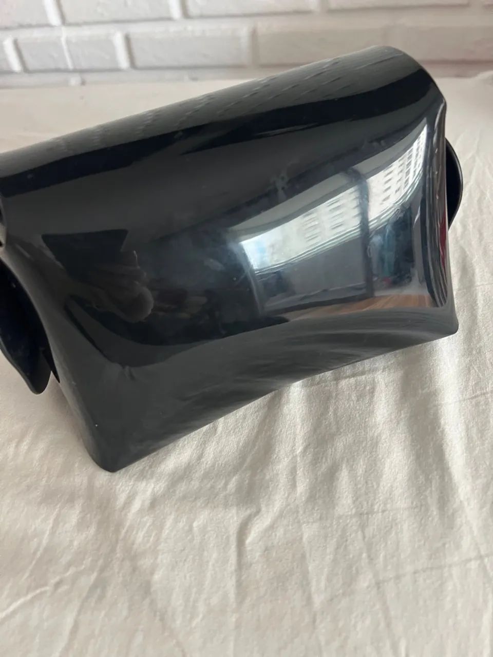 Bolsa Melissa Preta com Alça Transversal - Foto 3