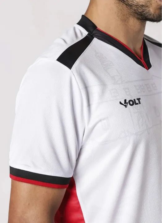 Camisa Masculina Jogo 2 Vitória 2024 Branca Volt  - Foto 4