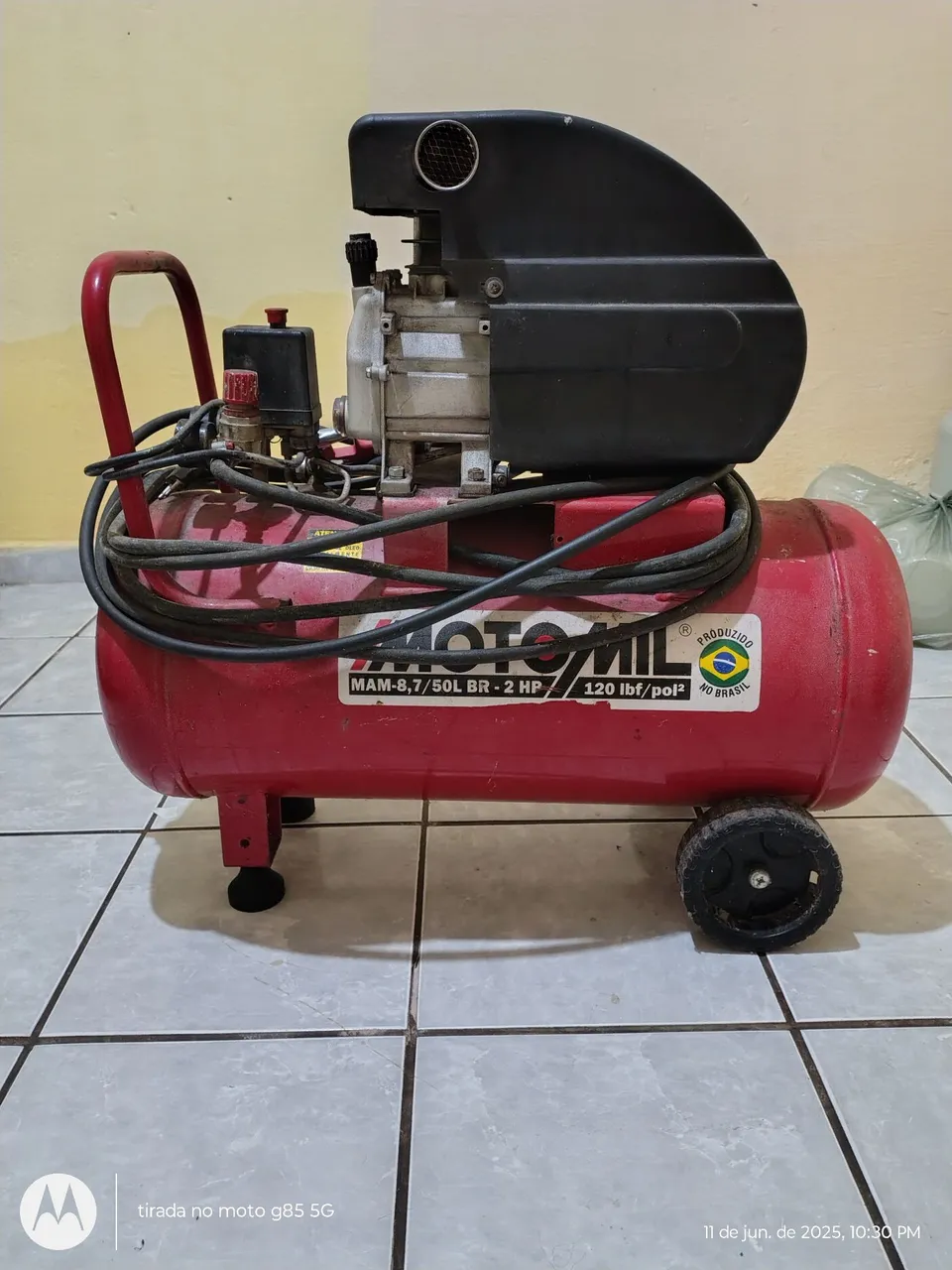 Compressor de Ar Motomil MAM-8,7/50L BR-2 HP
