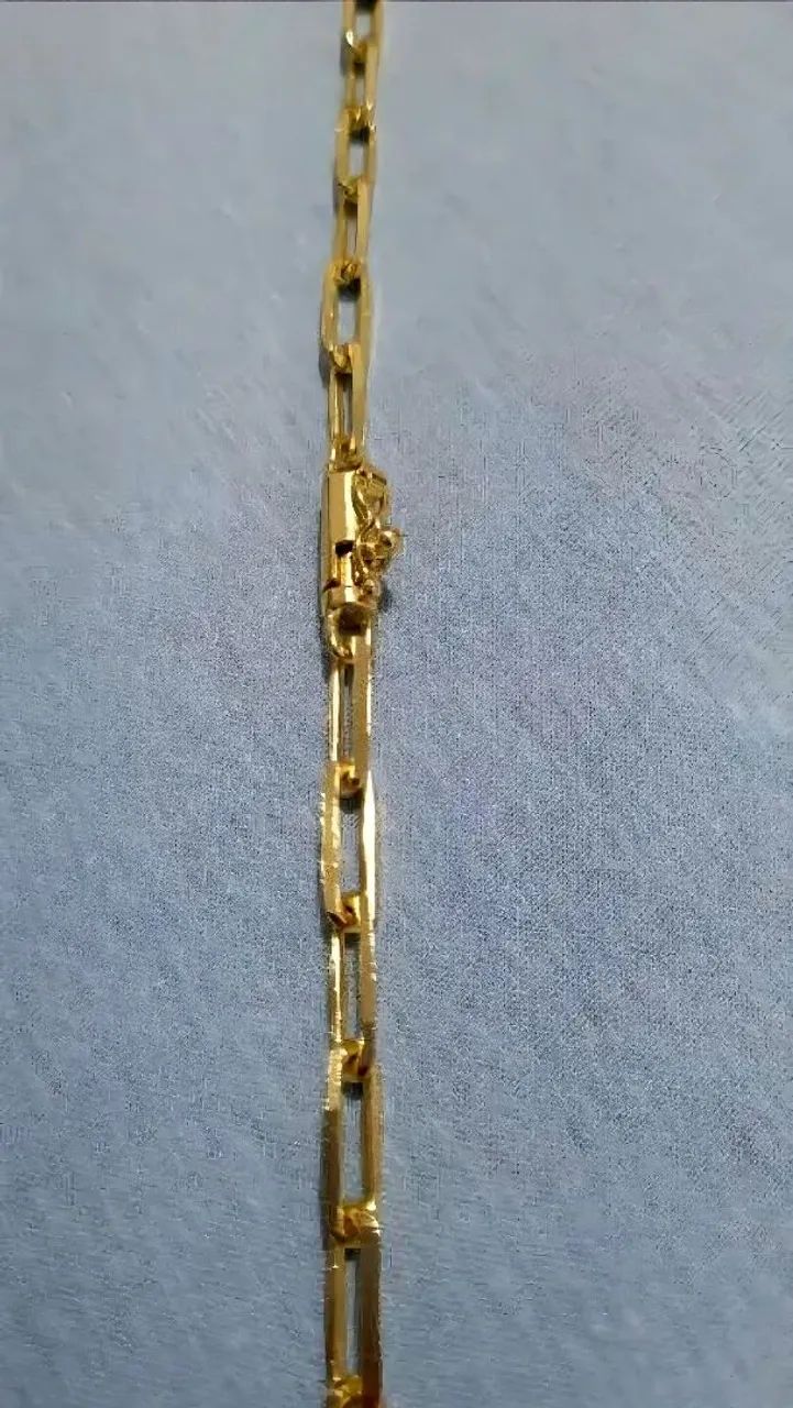 Corrente semijoia Ouro 18K - Foto 4