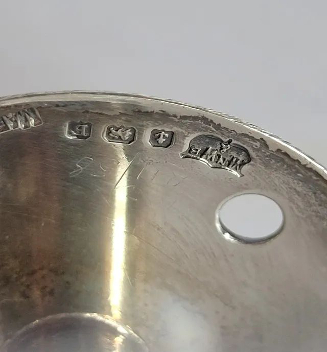 Suporte para Palitos de Coquetel em Prata Esterlina e Cristal - Mappin & Webb, Londres - Foto 5