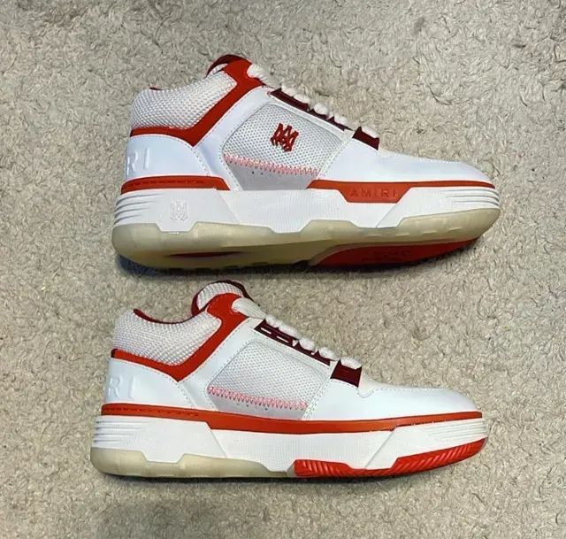 Amiri MA-1 Branco e Vermelho - Tamanho 40 - Foto 3