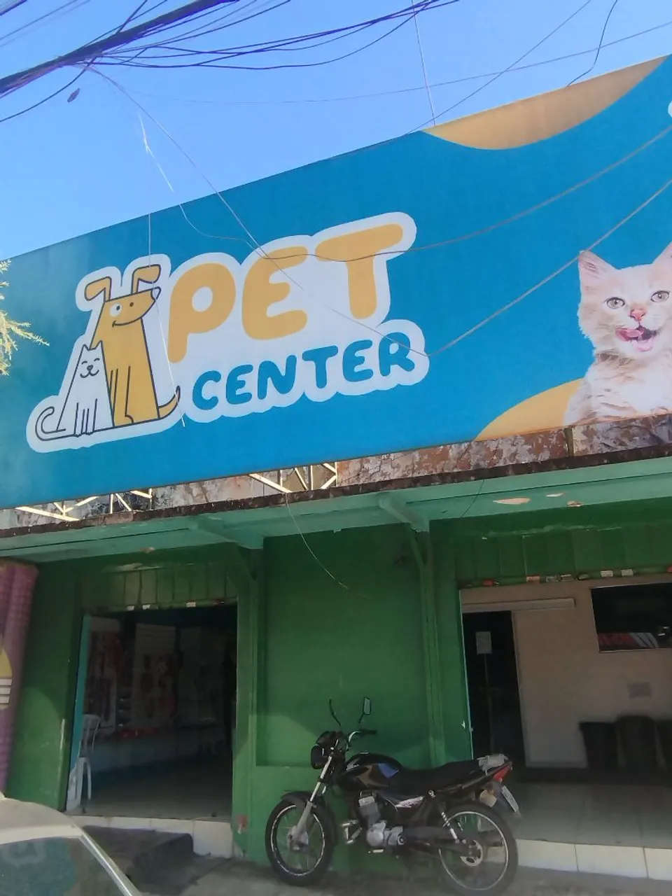 Loja pet shop estrutura montada.