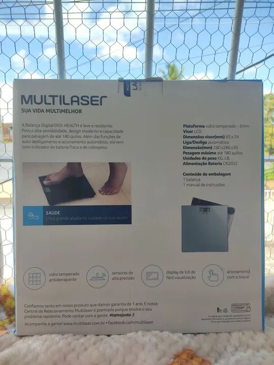 Balança Digital Multilaser Saúde - 180kg - Foto 4