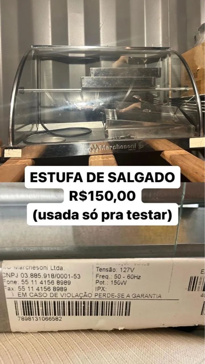 Estufa de Salgados Marchesoni 