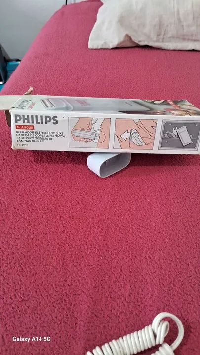 Depilador feminino-Philips com dupla lâminas - Foto 5