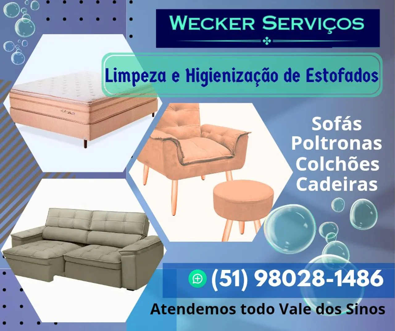 Limpeza e Higienização de Estofados
