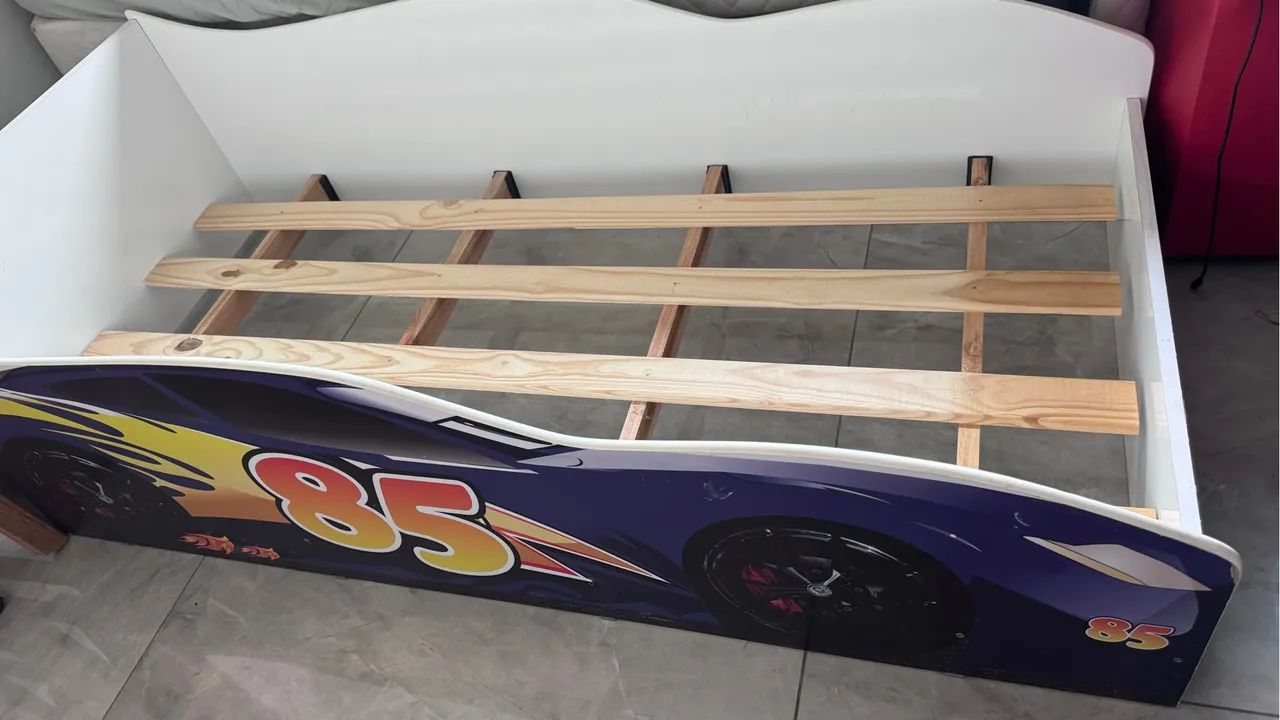 Cama Infantil Corrida 85 - Branco