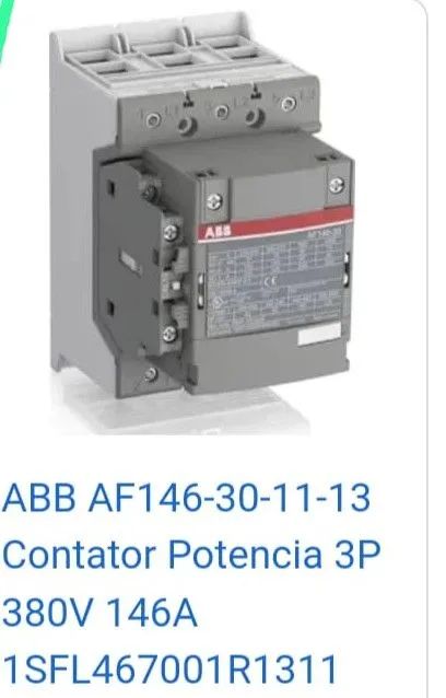 Contator ABB AF146-30-11-13 380V 146A