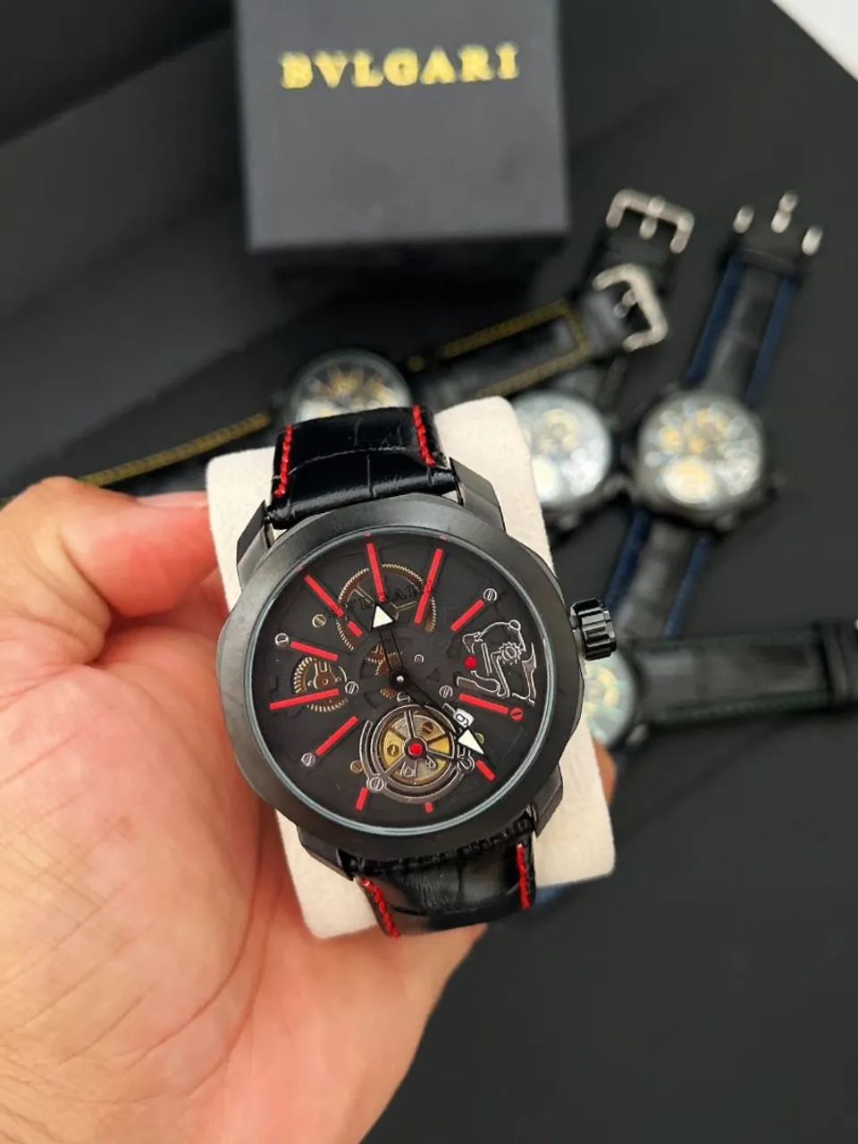 Relógio Bvlgari Skeleton, várias cores disponíveis  - Foto 4