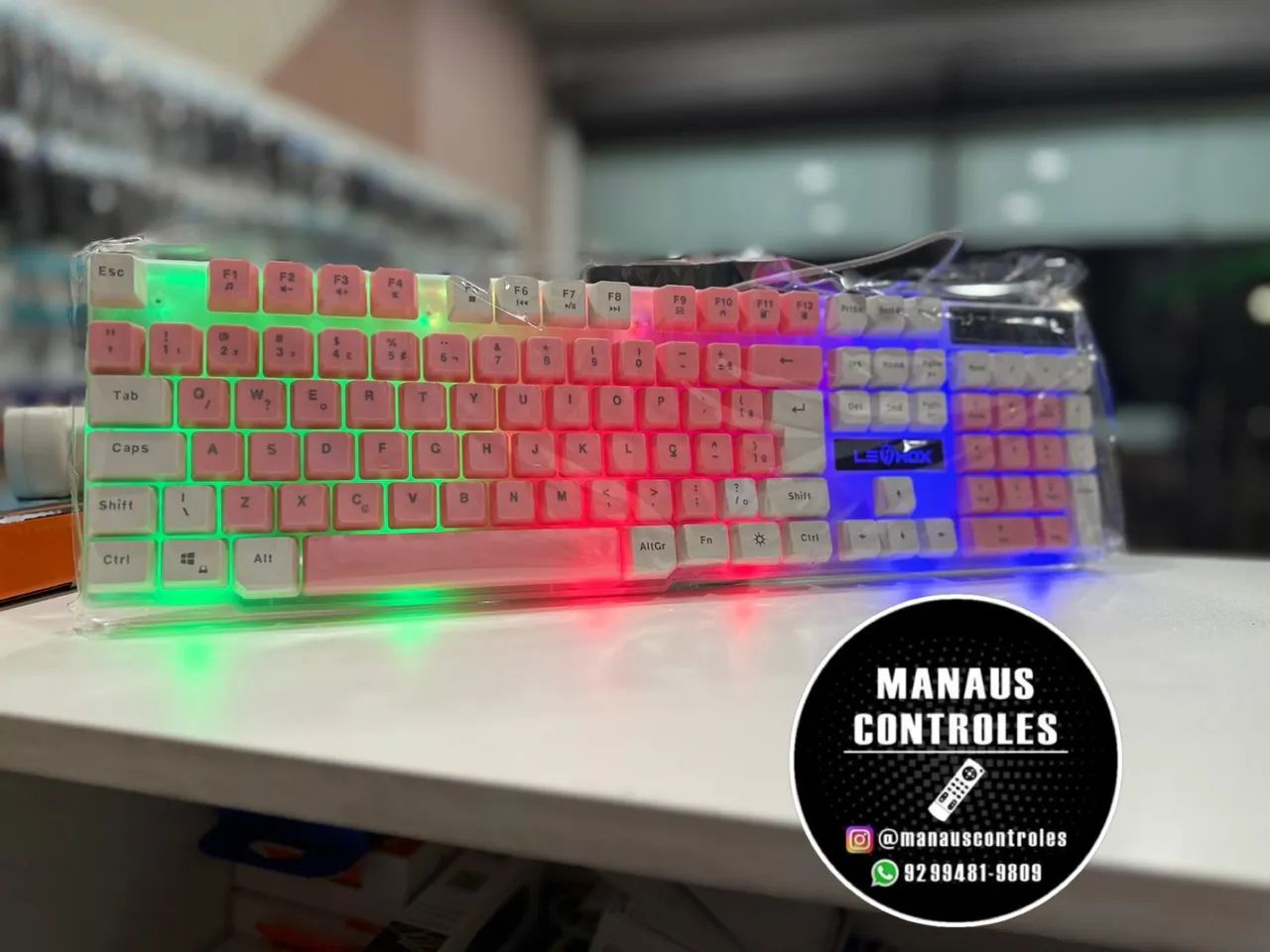 Teclado Gamer com Fio no Precinho 