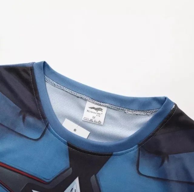 Camiseta Camisa Masculina Anime Capitão América 3d ( M ) Importada Gosplay Criança Adulto - Foto 4