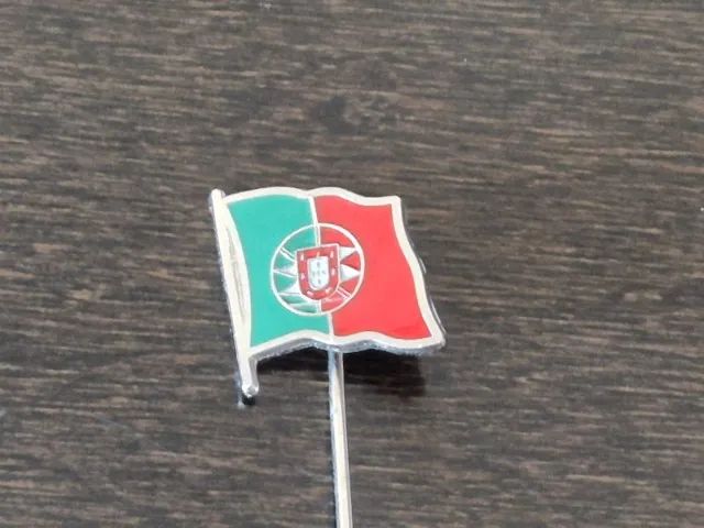 4 Broches Bandeiras. Vintage. Portugual / Itália / França - Foto 3