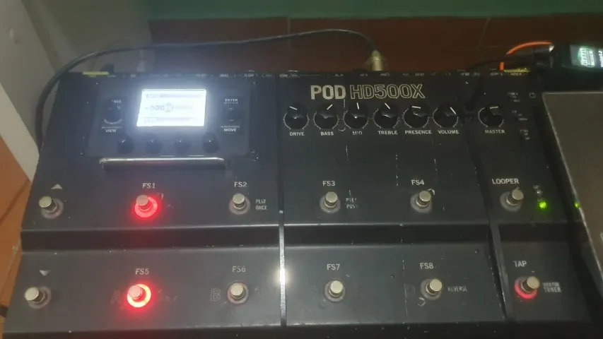 PEDALEIRTA LINE 6 POD HD 500X