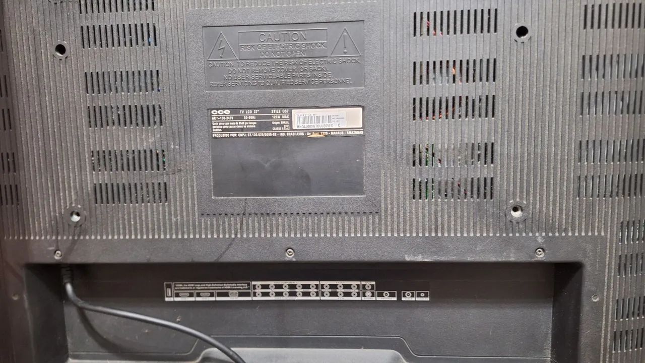 Tv Cce 37 lcd hdmi com vga PC único dono  - Foto 4