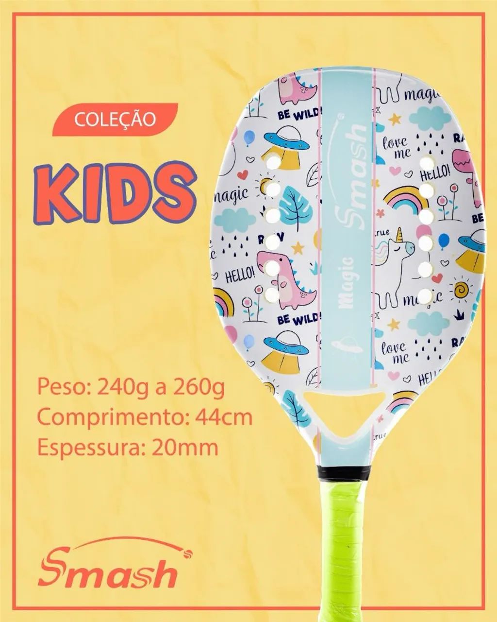 Raquetes de Beach Tennis Smash Kids - Diversos Modelos - Foto 5