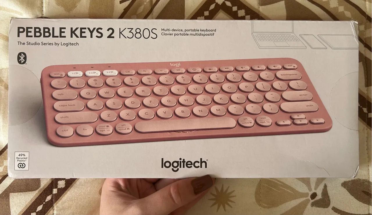 TECLADO BLUETOOTH NOVO - Foto 2