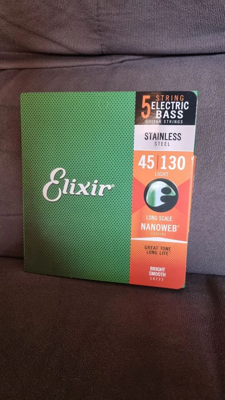 Elixir original para baixo de 5 cordas 